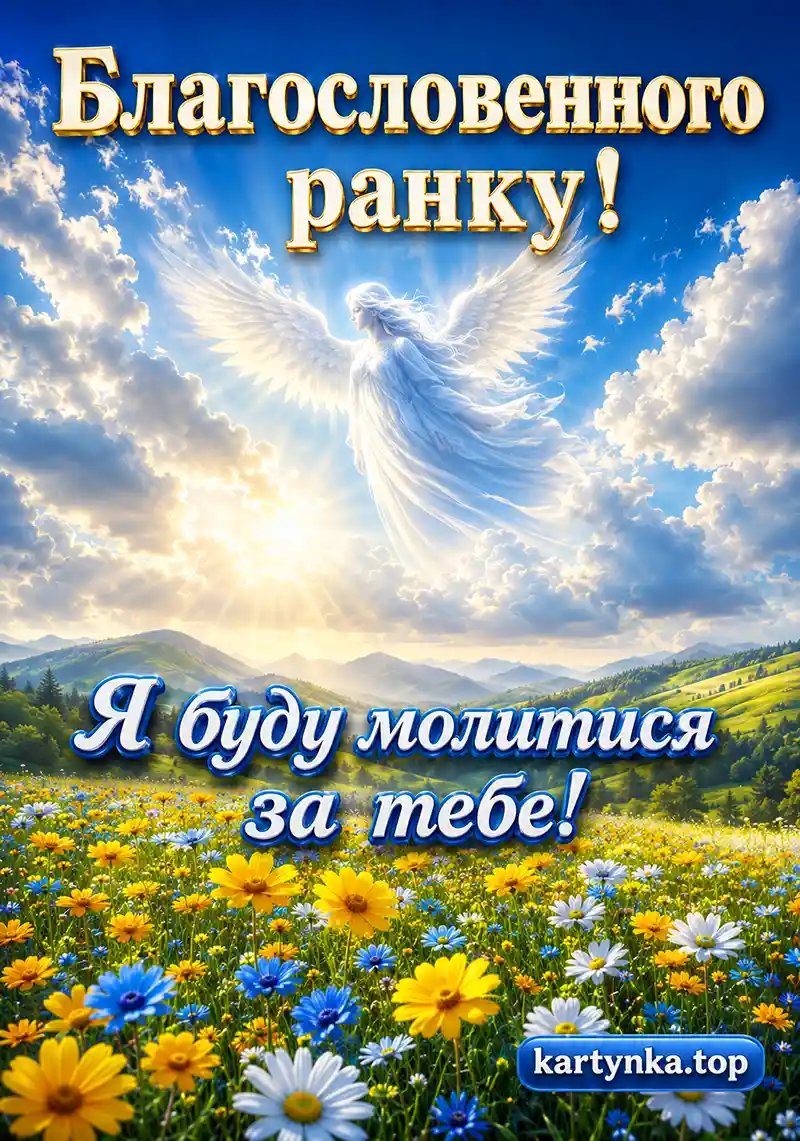 Зображення з щирим благословенням на день