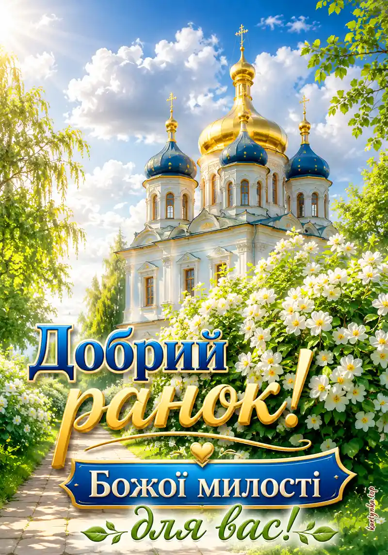 Картинка з побажанням Божої допомоги