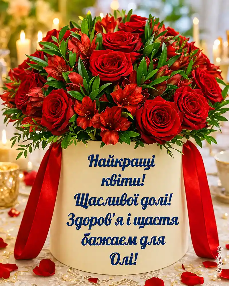 Побажання на іменини Ольги