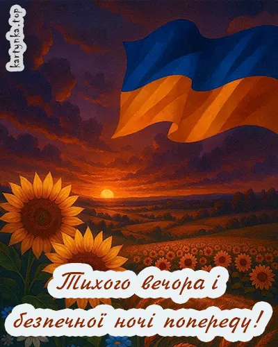 Патріотичні картинки доброго вечора