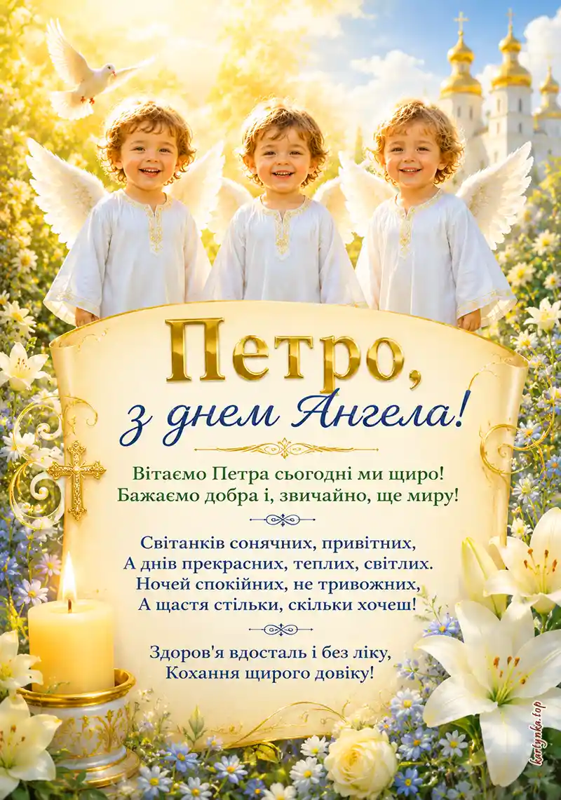 Картинка до дня ангела Петра