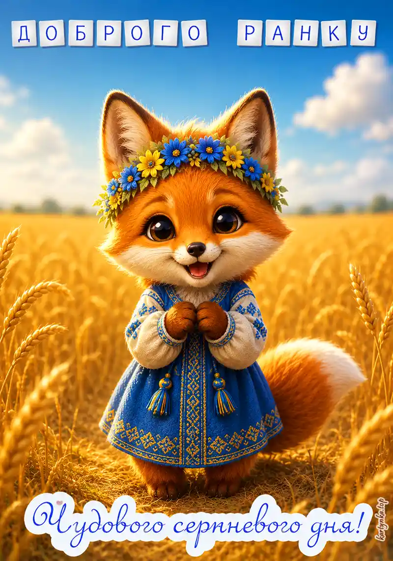Фото з добрим серпневим ранком