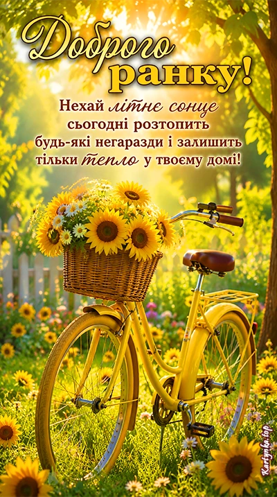 Ранкова літня листівка