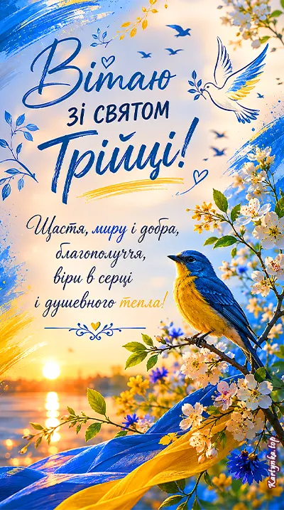 Листівка з Трійцею