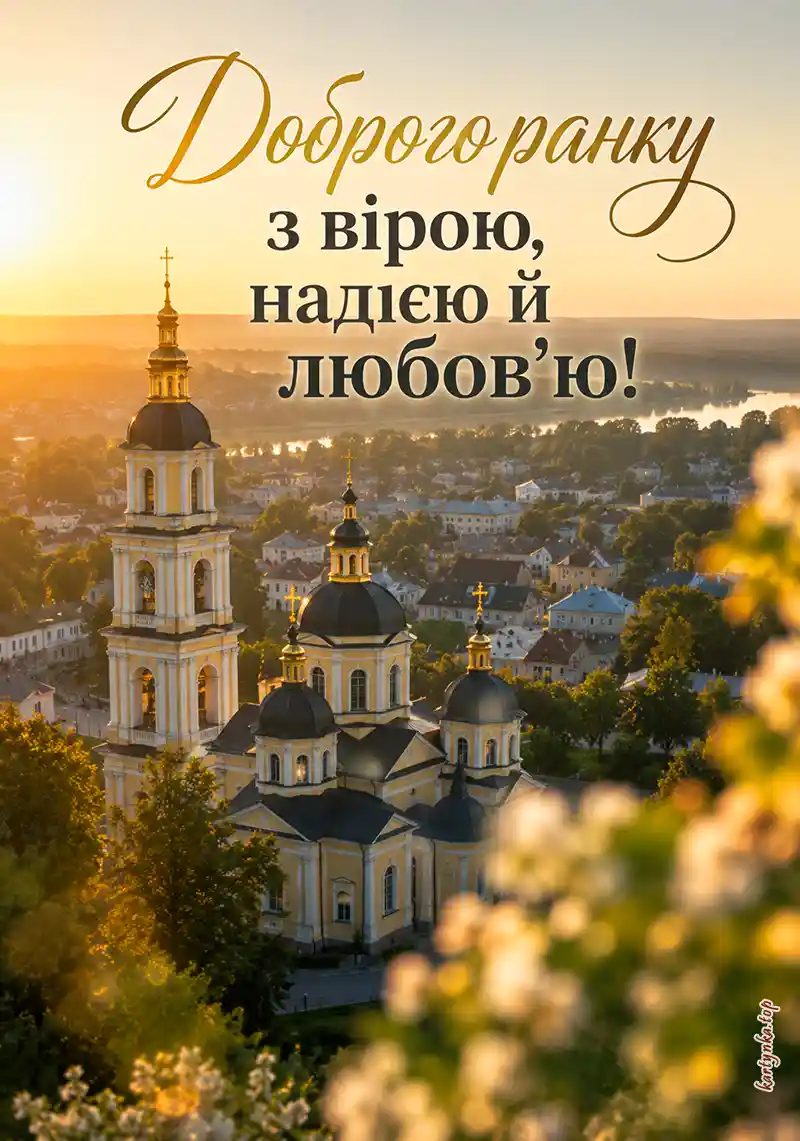 Надихаюче зображення доброго ранку після обстрілів