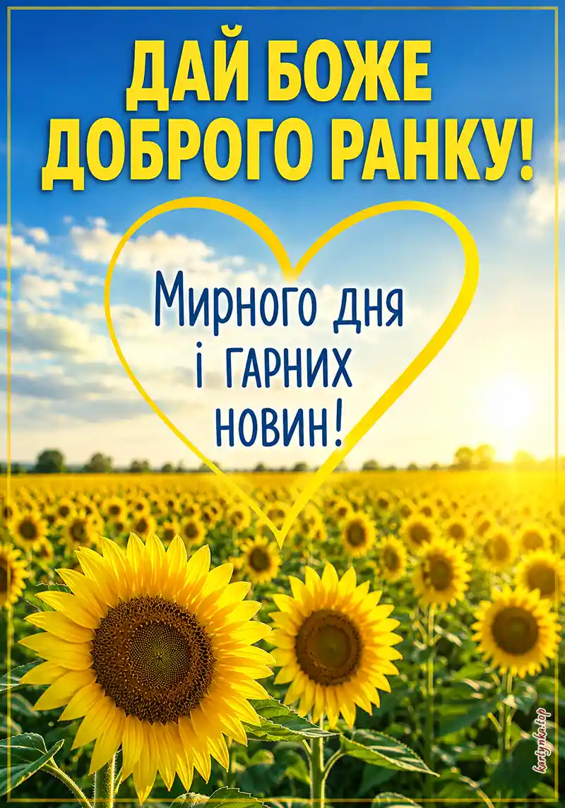 Тепла картинка доброго ранку після обстрілів